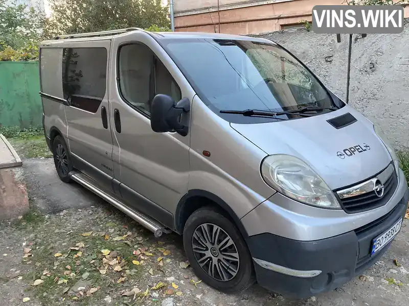 Мінівен Opel Vivaro 2006 2.5 л. Ручна / Механіка обл. Тернопільська, Тернопіль - Фото 1/7