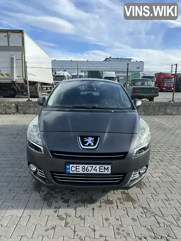 Микровэн Peugeot 5008 2010 1.6 л. Ручная / Механика обл. Черновицкая, Черновцы - Фото 1/21