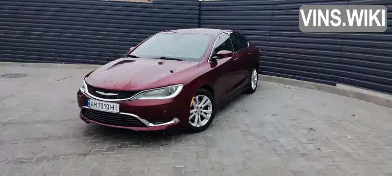 Седан Chrysler 200 2015 2.36 л. Автомат обл. Житомирська, Житомир - Фото 1/21