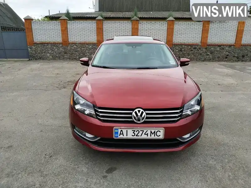 Седан Volkswagen Passat 2014 1.8 л. Автомат обл. Київська, Біла Церква - Фото 1/12