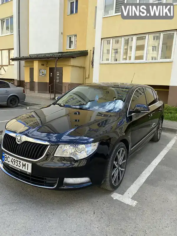 Ліфтбек Skoda Superb 2009 1.9 л. Ручна / Механіка обл. Львівська, Славське - Фото 1/12