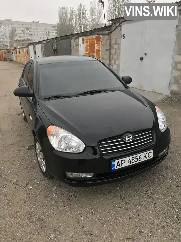 Седан Hyundai Accent 2009 1.4 л. Ручна / Механіка обл. Запорізька, Запоріжжя - Фото 1/7