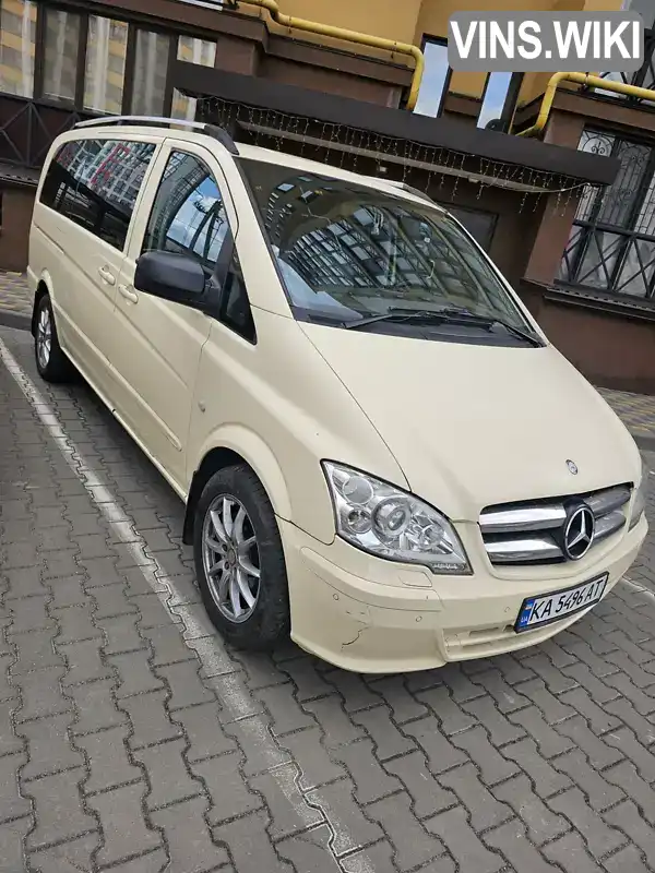 Мінівен Mercedes-Benz Vito 2012 2.2 л. Автомат обл. Київська, Київ - Фото 1/13