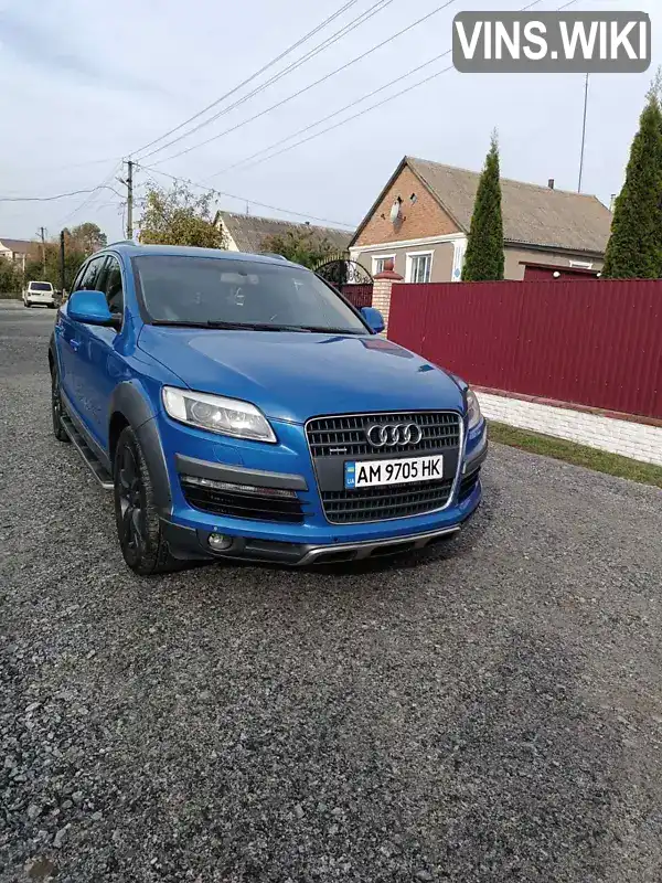 Позашляховик / Кросовер Audi Q7 2007 3 л. Автомат обл. Житомирська, Чуднів - Фото 1/17