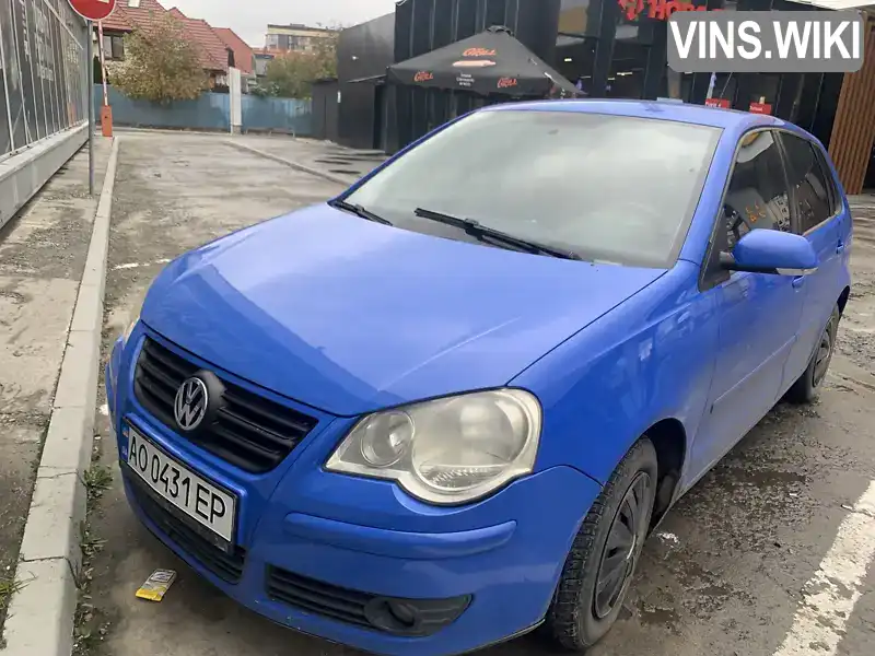 Хетчбек Volkswagen Polo 2006 1.4 л. Ручна / Механіка обл. Закарпатська, Ужгород - Фото 1/4