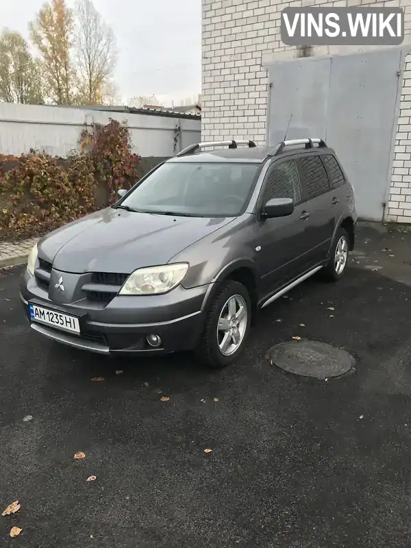 Позашляховик / Кросовер Mitsubishi Outlander 2007 2 л. обл. Житомирська, Малин - Фото 1/12