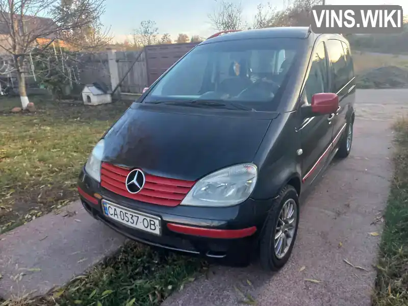 Мінівен Mercedes-Benz Vaneo 2001 null_content л. Ручна / Механіка обл. Черкаська, Тальне - Фото 1/9