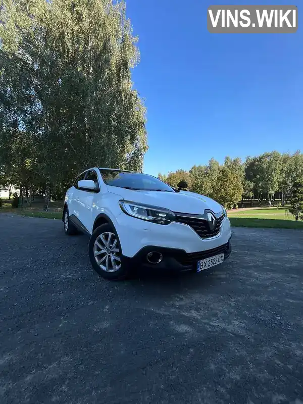 Позашляховик / Кросовер Renault Kadjar 2016 1.6 л. Ручна / Механіка обл. Хмельницька, Хмельницький - Фото 1/13