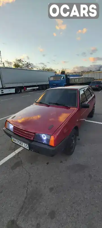 Хетчбек ВАЗ / Lada 2109 1989 1.6 л. Ручна / Механіка обл. Дніпропетровська, Дніпро (Дніпропетровськ) - Фото 1/17