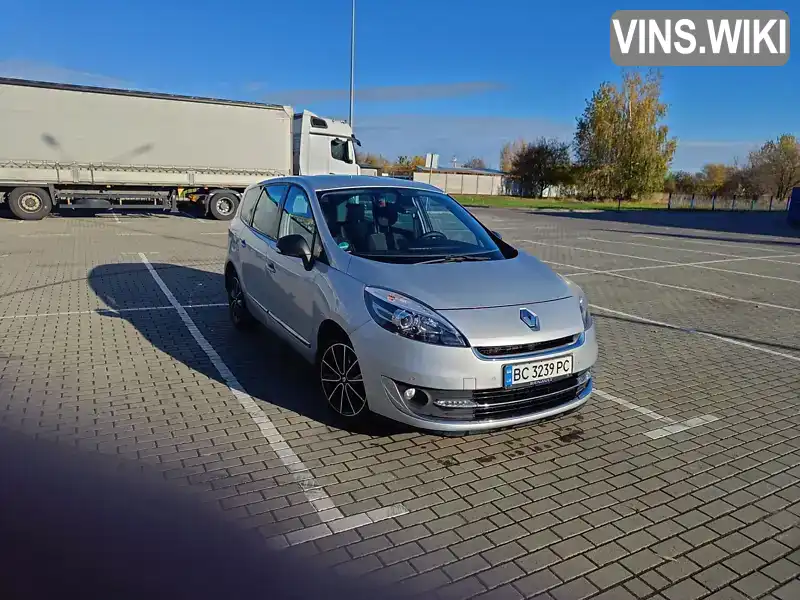 Мінівен Renault Grand Scenic 2012 1.6 л. Ручна / Механіка обл. Львівська, Червоноград - Фото 1/17