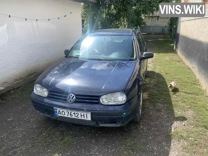 Універсал Volkswagen Golf 2000 1.9 л. Ручна / Механіка обл. Закарпатська, Ужгород - Фото 1/6