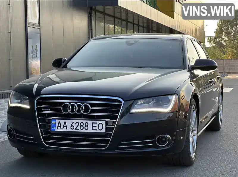 Седан Audi A8 2013 3.99 л. Автомат обл. Київська, Київ - Фото 1/8