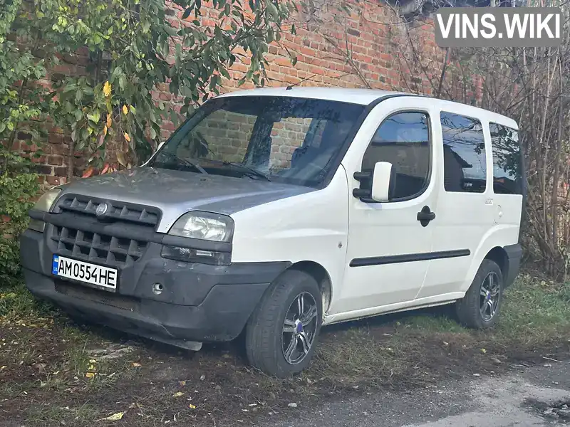 Мінівен Fiat Doblo 2005 1.9 л. Ручна / Механіка обл. Житомирська, Житомир - Фото 1/21