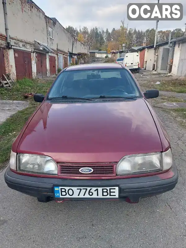 Седан Ford Sierra 1992 1.6 л. Ручная / Механика обл. Тернопольская, Тернополь - Фото 1/9