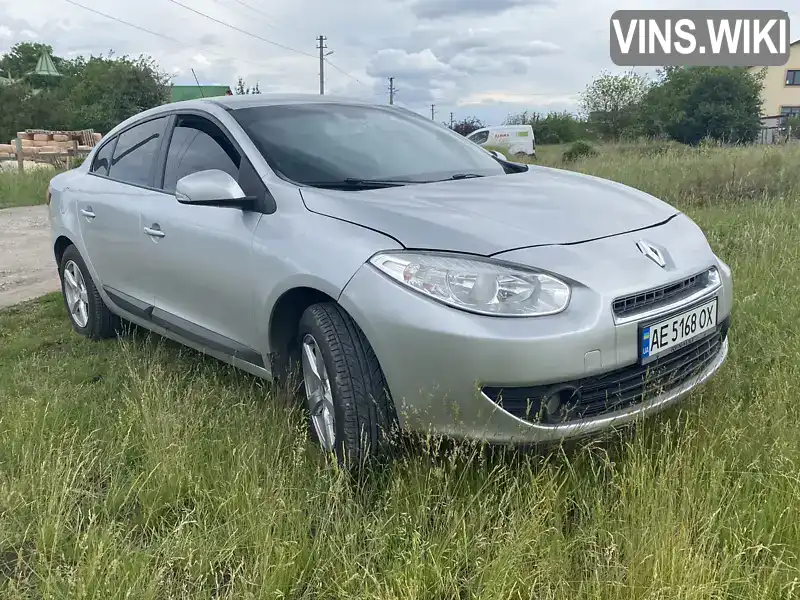 Седан Renault Fluence 2011 1.6 л. Ручна / Механіка обл. Дніпропетровська, Дніпро (Дніпропетровськ) - Фото 1/19