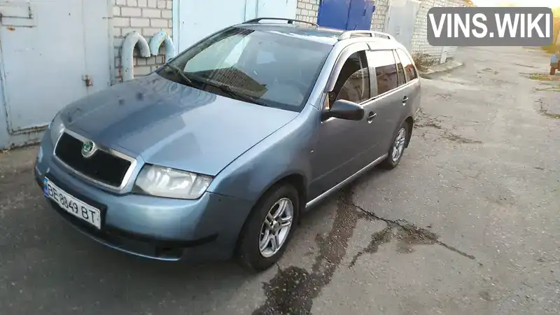 Універсал Skoda Fabia 2002 1.4 л. Ручна / Механіка обл. Миколаївська, Миколаїв - Фото 1/15