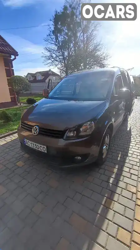 Мінівен Volkswagen Caddy 2014 2 л. Ручна / Механіка обл. Волинська, Нововолинськ - Фото 1/12