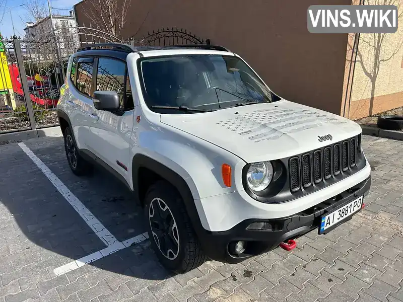 Позашляховик / Кросовер Jeep Renegade 2015 2.36 л. Автомат обл. Київська, Вишневе - Фото 1/21