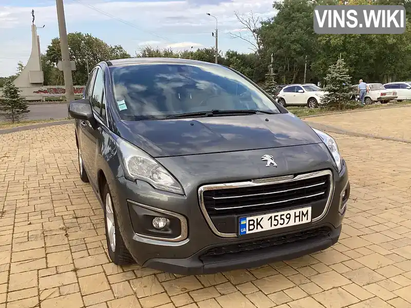 Позашляховик / Кросовер Peugeot 3008 2015 2 л. Ручна / Механіка обл. Рівненська, Рівне - Фото 1/14