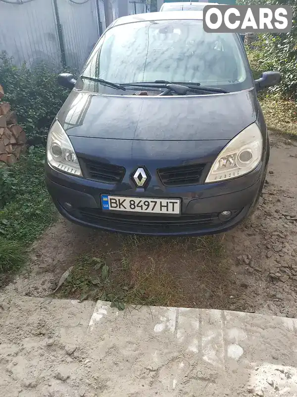 Мінівен Renault Megane Scenic 2007 1.9 л. Ручна / Механіка обл. Рівненська, Дубно - Фото 1/5