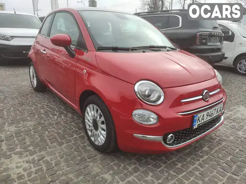 Хэтчбек Fiat 500 2022 1.24 л. Робот обл. Днепропетровская, Днепр (Днепропетровск) - Фото 1/17