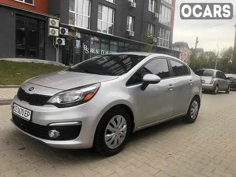 Седан Kia Rio 2016 1.59 л. Ручная / Механика обл. Черновицкая, Черновцы - Фото 1/21