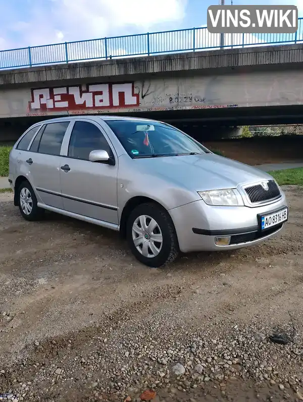 Універсал Skoda Fabia 2002 1.39 л. Автомат обл. Закарпатська, Ужгород - Фото 1/21