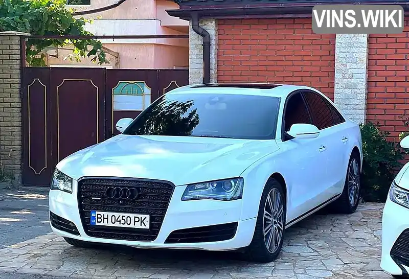 Седан Audi A8 2012 3 л. Автомат обл. Одеська, Одеса - Фото 1/8