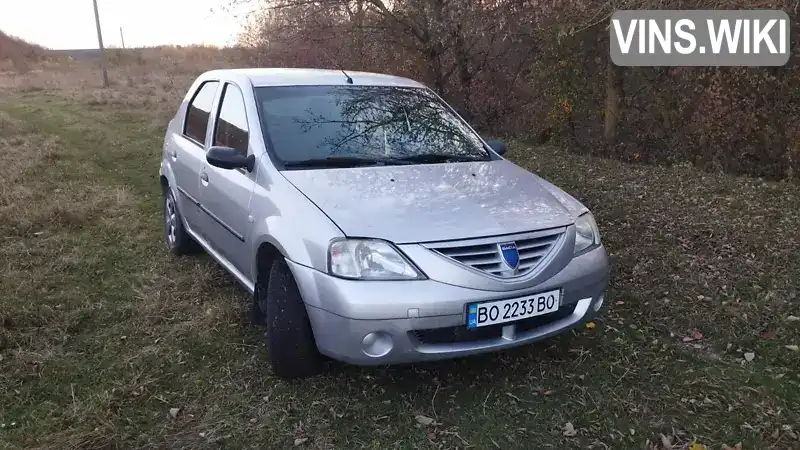 Седан Dacia Logan 2007 1.6 л. Ручная / Механика обл. Тернопольская, Тернополь - Фото 1/8