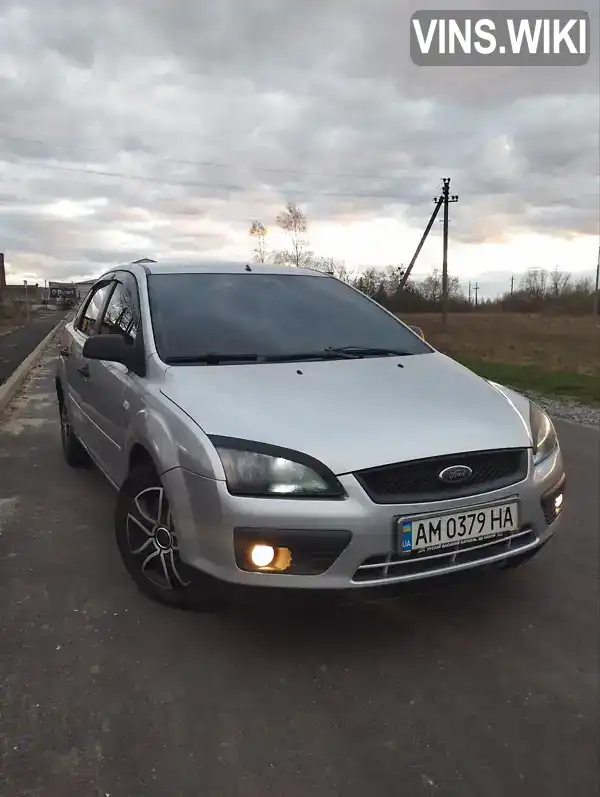 Седан Ford Focus 2005 1.6 л. Ручна / Механіка обл. Житомирська, Баранівка - Фото 1/7