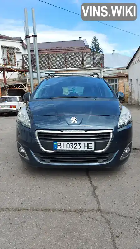 Мікровен Peugeot 5008 2015 1.6 л. Автомат обл. Полтавська, Полтава - Фото 1/14