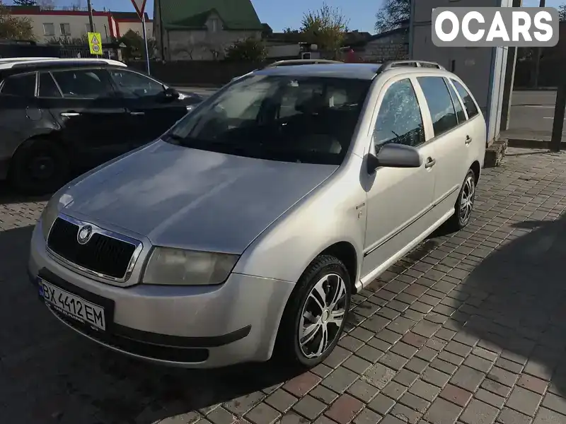 Универсал Skoda Fabia 2003 1.39 л. обл. Хмельницкая, Хмельницкий - Фото 1/12