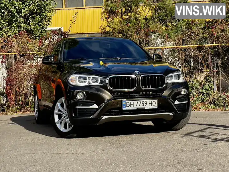 Позашляховик / Кросовер BMW X6 2015 2.98 л. Автомат обл. Одеська, Одеса - Фото 1/21