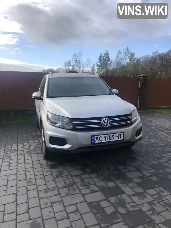 Позашляховик / Кросовер Volkswagen Tiguan 2017 1.98 л. Автомат обл. Закарпатська, Ужгород - Фото 1/18