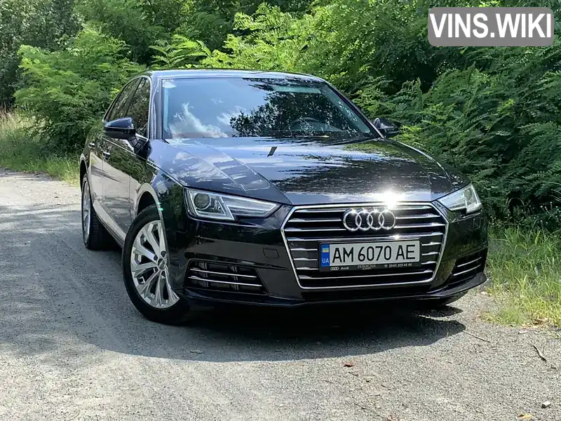 Седан Audi A4 2015 1.4 л. Автомат обл. Житомирская, Малин - Фото 1/21