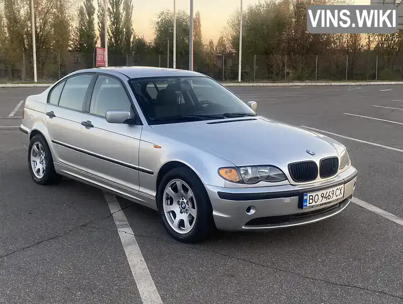 Седан BMW 3 Series 2002 1.8 л. Ручна / Механіка обл. Дніпропетровська, Кривий Ріг - Фото 1/12