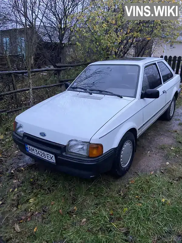 Хэтчбек Ford Escort 1987 1.4 л. Ручная / Механика обл. Житомирская, Житомир - Фото 1/9