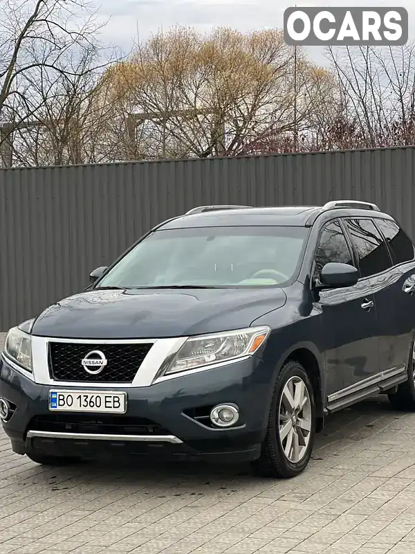 Позашляховик / Кросовер Nissan Pathfinder 2015 3.5 л. Варіатор обл. Тернопільська, Тернопіль - Фото 1/19