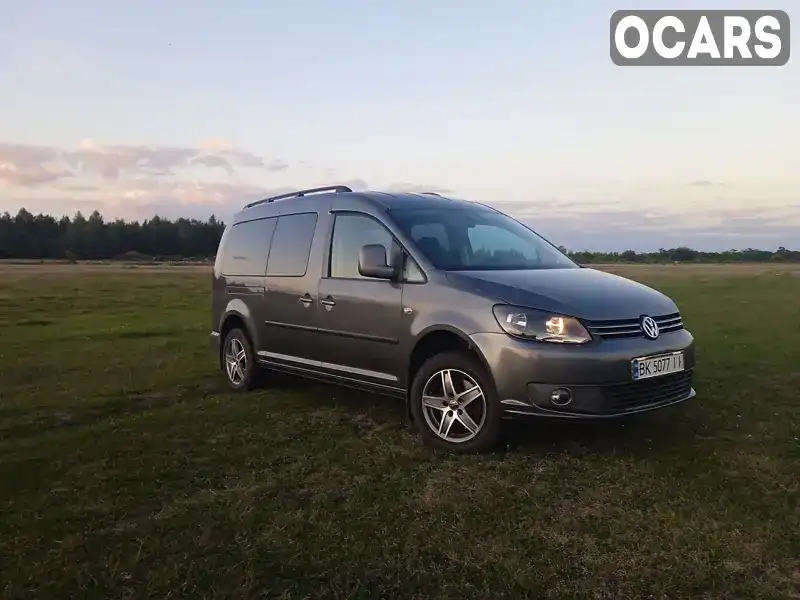 Мінівен Volkswagen Caddy 2010 1.6 л. Автомат обл. Рівненська, Зарічне - Фото 1/21