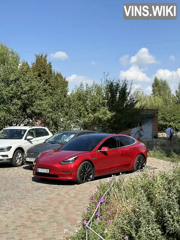 Седан Tesla Model 3 2020 null_content л. Автомат обл. Полтавська, Полтава - Фото 1/16