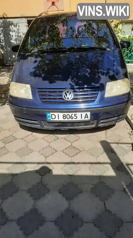 Минивэн Volkswagen Sharan 2002 1.9 л. Ручная / Механика обл. Черновицкая, Черновцы - Фото 1/15