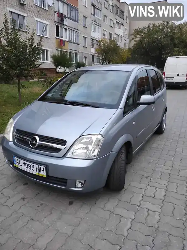 Микровэн Opel Meriva 2005 1.36 л. Ручная / Механика обл. Волынская, Нововолынск - Фото 1/21