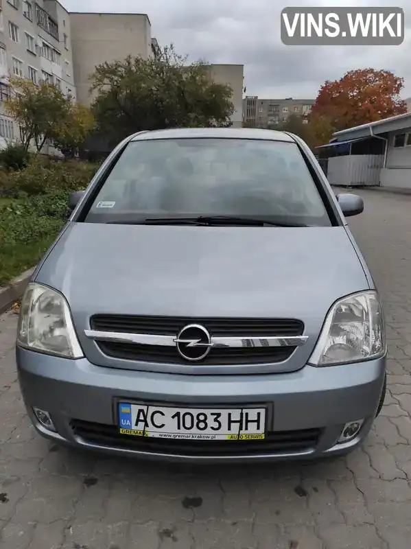 W0L0XCE7564020748 Opel Meriva 2005 Микровэн 1.36 л. Фото 2