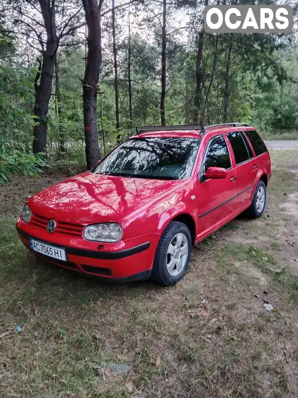 Універсал Volkswagen Golf 2000 1.9 л. Ручна / Механіка обл. Волинська, Камінь-Каширський - Фото 1/12