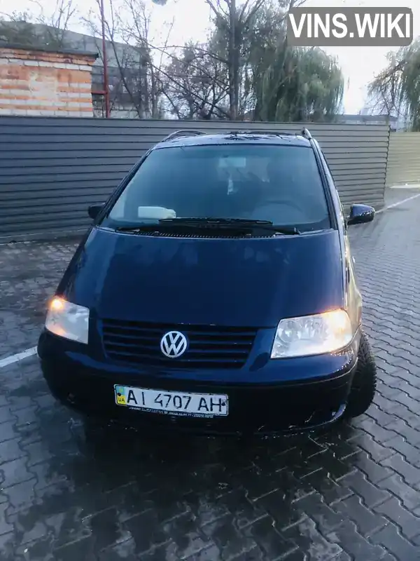 Минивэн Volkswagen Sharan 2001 2 л. Ручная / Механика обл. Житомирская, Житомир - Фото 1/13