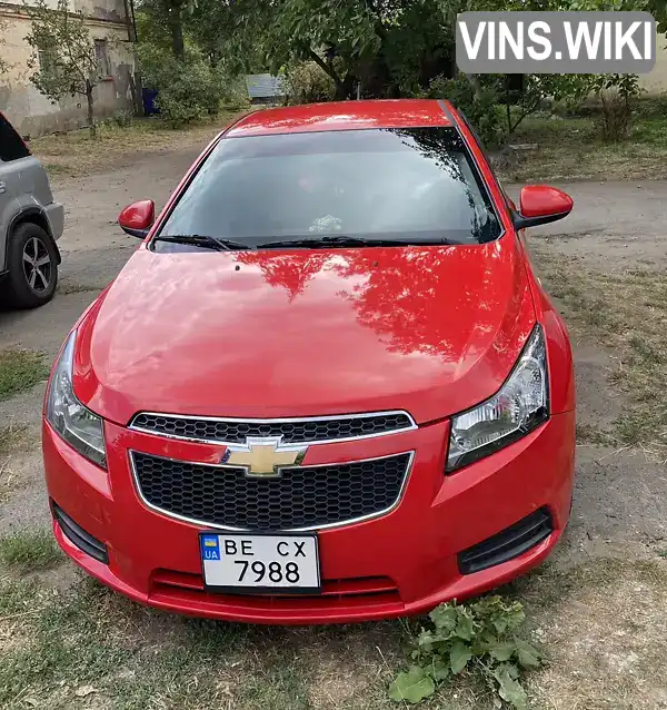 Седан Chevrolet Cruze 2014 1.4 л. Автомат обл. Миколаївська, Первомайськ - Фото 1/11