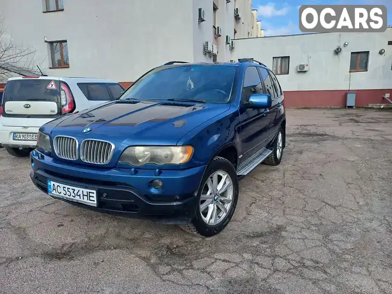 Позашляховик / Кросовер BMW X5 2001 3 л. Ручна / Механіка обл. Київська, Київ - Фото 1/20