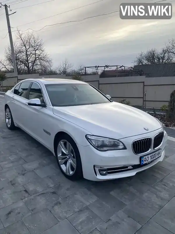 Седан BMW 7 Series 2014 3 л. Автомат обл. Закарпатська, Мукачево - Фото 1/21