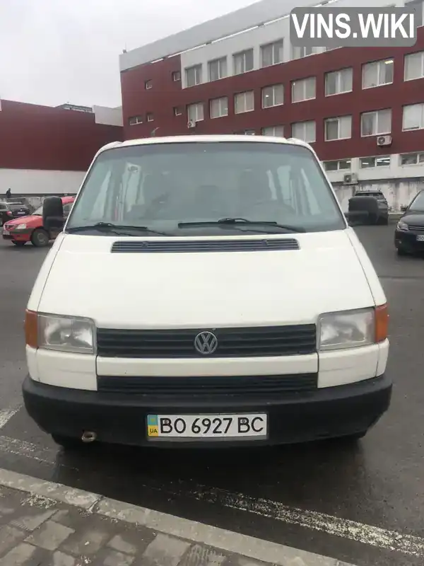 Мінівен Volkswagen Transporter 1994 1.97 л. обл. Тернопільська, Тернопіль - Фото 1/10