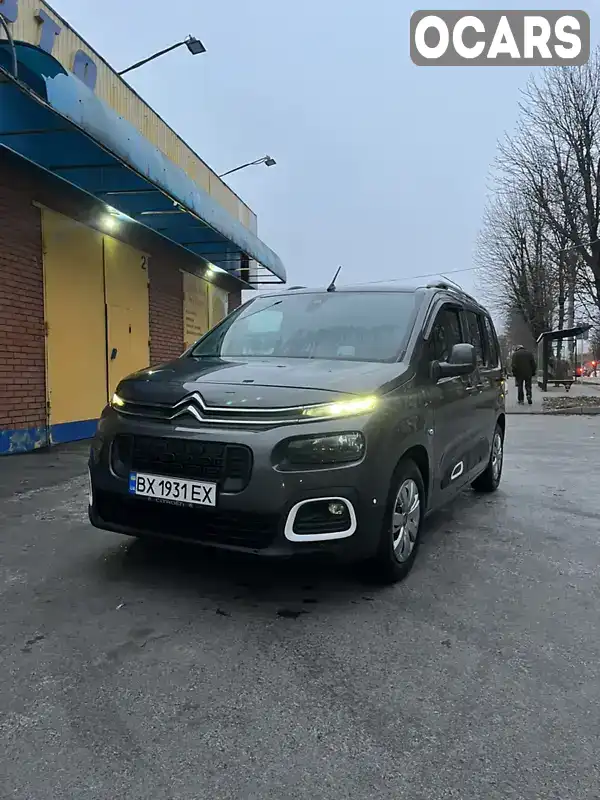 Минивэн Citroen Berlingo 2018 1.5 л. Автомат обл. Хмельницкая, Хмельницкий - Фото 1/12